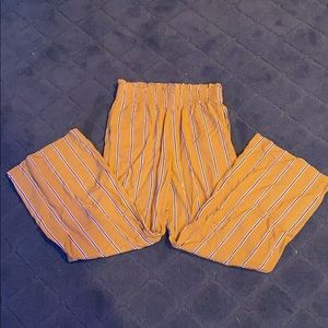 Flowy yellow pants
